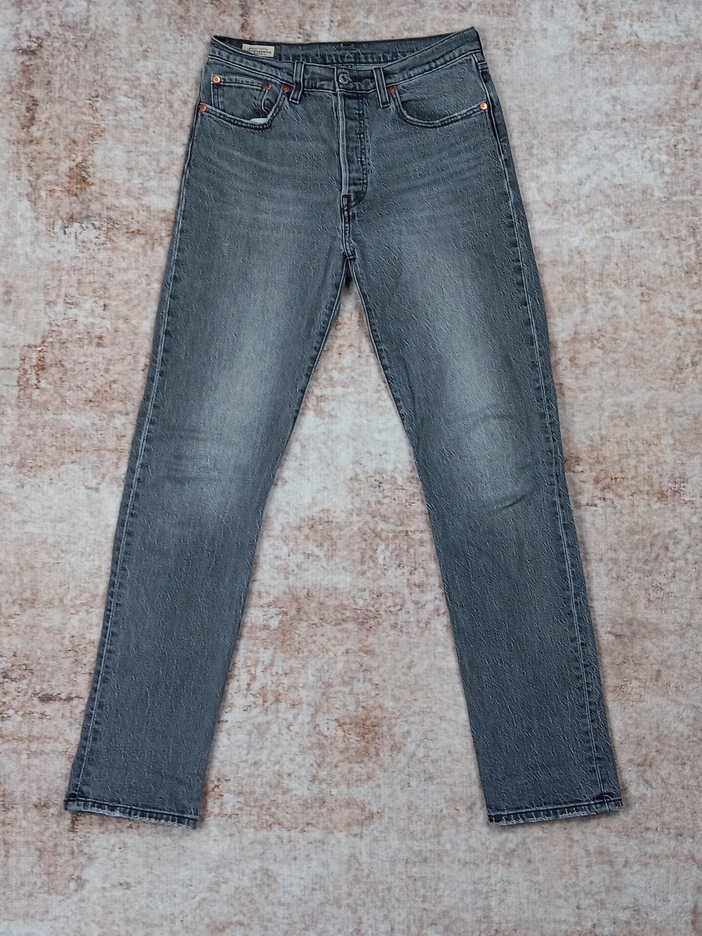 Levis 501 Gray Jeans Womens Size 27